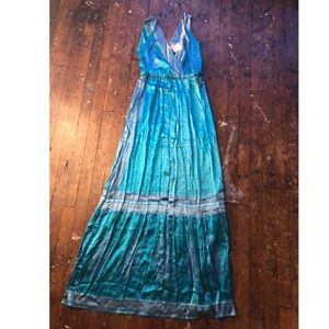 Calypso St Barth Silk Maxi Dress